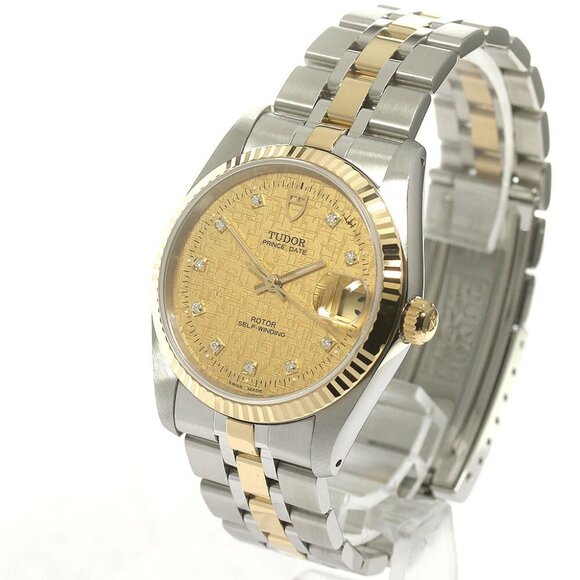 TUDOR Prince Date 74033 10P Diamond Cal.2824-2 Automatic Men's Watch_863522 - Picture 2 of 8
